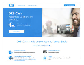 Gratis Kreditkarte der DKB Bank